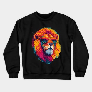 Cool Lion Art Crewneck Sweatshirt